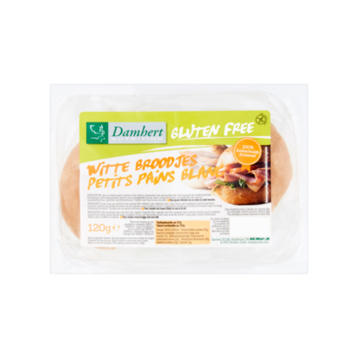 Damhert Nutrition Glutenvrije Witte Broodjes